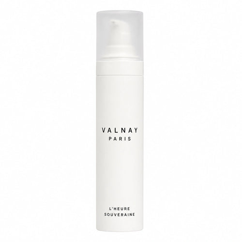 L'Heure Souveraine crème de jour anti-âge de Valnay Paris présentée sur fond blanc